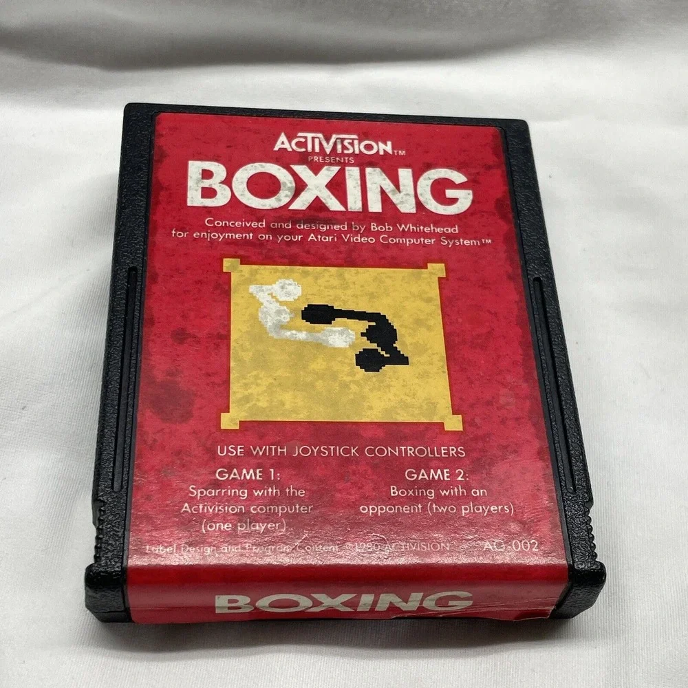ActiVision Boxing Cartridge‎ For Atari 2600 - Used, Untested.